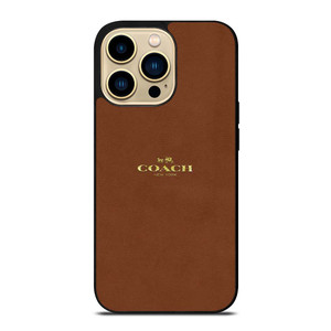 COACH NEW YORK BROWN iPhone 14 Pro Max Case